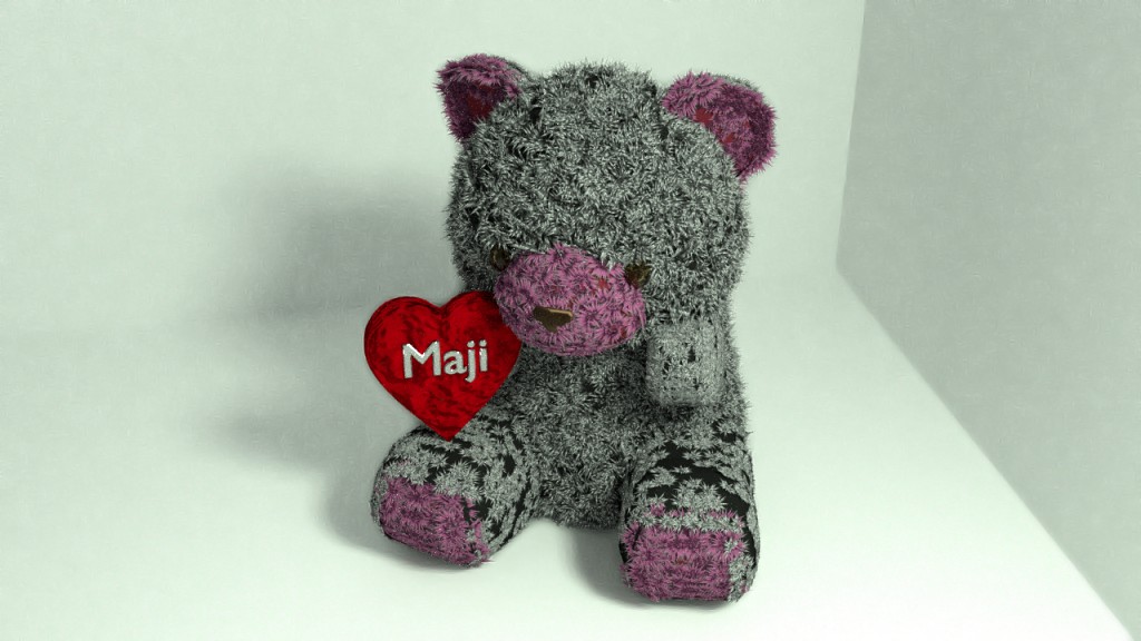Small bear with heart preview image 1